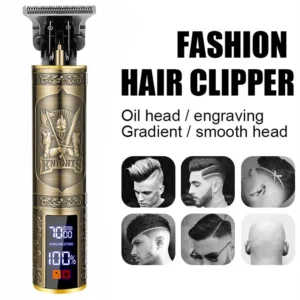 Electric Vintage Shaver Barber Cordless Hair Cutting Machine USB Charging Hair Trimmer Portable Hair Clipper Suitable For Men