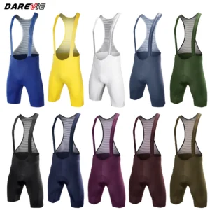DAREVIE Men's Cycling Bretelle Seamless 2.0 PRO Level Men Cycling Shorts 6H 500KM Ride Men's Cycling Bib Shorts 4-Way Stretch