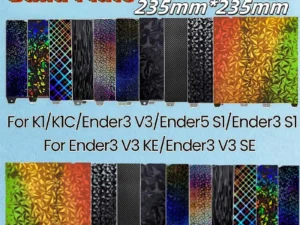 For Creality K1 K1C Build Plate Bed Creality k1 Double sided Build Plate PEO PEY PEI Sheet 235x235mm Ender 3 S1 Ender 3 V3 Se