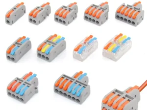 1/5/10 PCS Mini Fast Wiring Cable Connectors Universal Compact Splitter Electrical Conductors Push-in Home Terminal Block