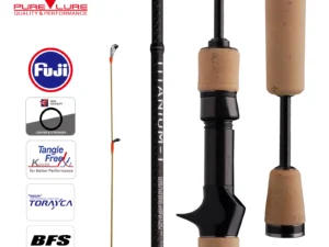 PURELURE TITANIUM-T XUL BFS Rod 0.5-6g Bait Weight 5FT 6FT Perch Trout Bass Spinning Casting FUJI Guide Bracket F MF Action