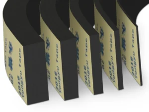 Rubber Self Adhesive Sponge Seal Strip Single Sided Adhesive EVA Black Foam Anti-collision Seal Gasket Width10-50mm Thick 1-5mm
