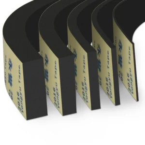 Rubber Self Adhesive Sponge Seal Strip Single Sided Adhesive EVA Black Foam Anti-collision Seal Gasket Width10-50mm Thick 1-5mm