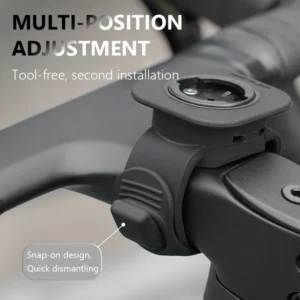 Silicone Bicycle Computer Mount Non-slip Bicycle Handlebar Computer Mount Multi-Function Bike Computer Stand Cycling Accessories