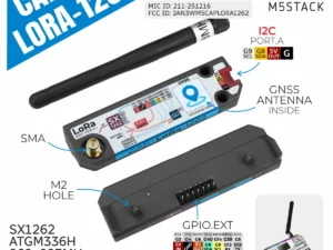 M5Stack Official Cap LoRa 1262 for Cardputer Adv (SX1262,ATGM336H)