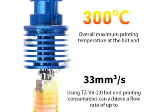 TZ V6 2.0 Hotend Kit For Creality Ender 3/Ender 3 PRO/Ender 3 V2/CR10/VORON 2.4/Prusa Hi-End Extruder J-head V6 Hot End Upgrade