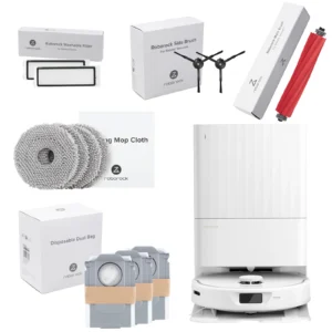 【Original】Roborock Q Revo/P10 Robot Vacuum Accessories ,Roller brush ,Filter ,Dust bag ,Mop cloth ,Side brush