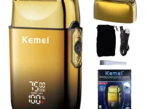Kemei TX10 Electric Shaver Hair Rechargeable Facial & Beard Foil Razor For Men Bald Head Shaving For Men Machine Barber