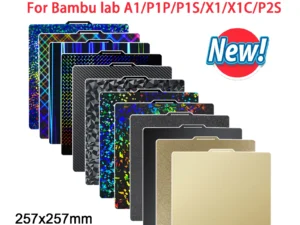 P2S Build Plate PEO PET for Bambu Lab X1 P1S P1P Build Plate Smooth PEY Double Sided Spring Steel Sheet PEI for Bambulabs X1C A1