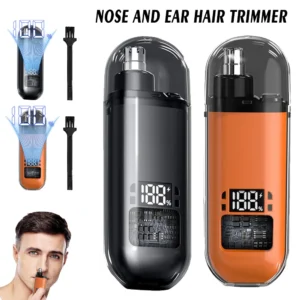 2025 New Electric Nose Hair Trimmer Mini Pocket Nose Ears Hair Eyebrow Trimmer for Men Rechargeable Clipper ﻿home appliance