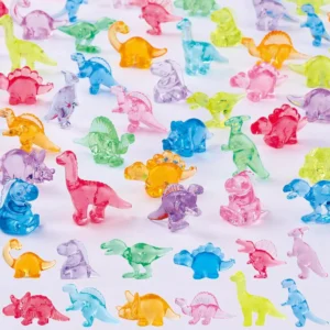 Mini Dinosaur Figurines 12 Styles Tiny Resin Animals Vase Fillers Micro Landscape Decor