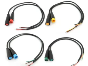 M8 2 3 4 5 6 Pin DC Electric Bicycle Butt Joint Plug waterproof female male Connector Wiring Scooter Brake Cable Signal 20CM
