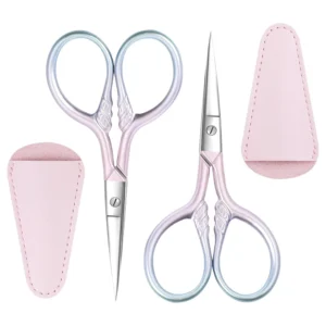 Multifunctional Stainless Steel Sharp Scissors Embroidery Needlework Scissors Shears Small Eyebrow Scissors for Household Beauty