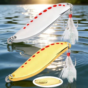 Metal Vib Leech Spinners Spoon Lures 2.5g 5g 7.5g 10g 15g 20g 25g 30g Artificial Bait Lure Fishing Tackle for Bass Pike Perch