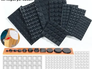 1 pcs Silicone Cushion Mat Self Adhesive Pad Black/Clear Rubber Feet Cabinet Plug Bumper Pad Adhesive Cushion Cabinet Door Mat