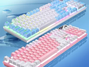 YINDIAO Keyboard Gaming Wired Laptop Desktops PC Computer Office Accessories Low Profile Gamer Keyboards With Numpad