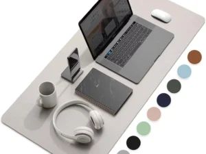 Large Size Office Computer Desk Protector Mat PU Leather Waterproof Non Slip Mouse Pad Desktop Keyboard Desk Pad Gaming Mousepad