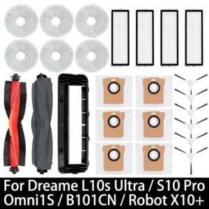 For Dreame L10s Ultra / S10 Pro Accessories For Mijia Omni 1S B101CN Robot X10+ Robot Vacuum Main Side Brush Filter Mop parts