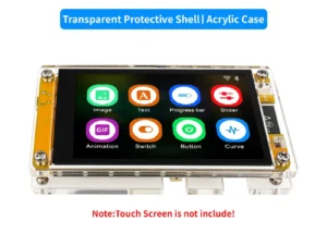 Acrylic Case for ESP32 Development Board 3.5 Inch Capacitive Touch Screen Transparent Protective Case for Arduino LVGL