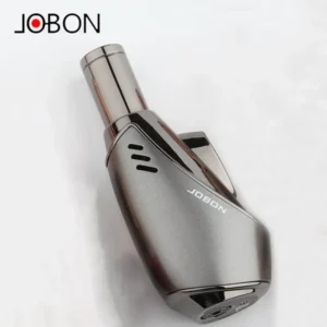 New JOBON Metal Butane Gas Lighter Windproof Blue Flame Jet Torch Lighter Turbo Jet Cigar Lighters BBQ Jewelry Welding Gun Gifts