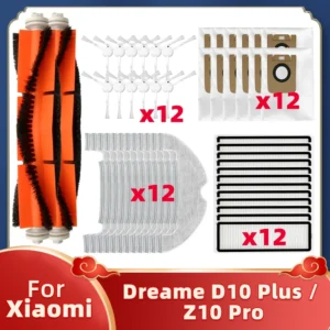 Fit For Dreame Bot D10 Plus RLS3D / Z10 Pro / L10 Plus Robot Vacuum Cleaner Hepa Filter Mop Main Side Brush Dust Bag Parts