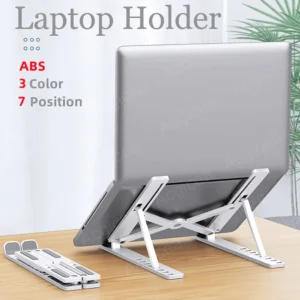 7 Levels Laptop Stand Portable Foldable ABS Tablet Computer for Macbook Apple  Air Pro Lenovo Bracket Universal Pad PC Holder