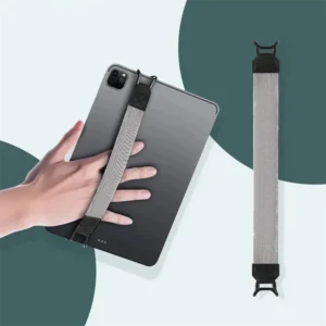 Hand Strap Tablet Stand Holder for iPad 10.2 10.5 11 in Generic Leather Handle Grip Security Hand-Strap for iPad/Xiaomi/Samsung