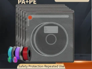 3D Upgraded Black Filament Storage Bag PLA ABS PETG Vacuum Bag Dryer Safekeep Humidity Resistant Sealing Bags Keep Filament Dry