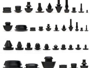 Muffling Plug Silicone Plug Rubber Stopper Conical Hole Non-slip Foot Mat Buckle Mute Shock Door Damping Thermostability Sealing