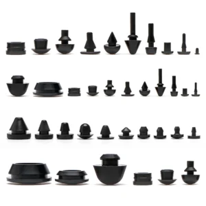 Muffling Plug Silicone Plug Rubber Stopper Conical Hole Non-slip Foot Mat Buckle Mute Shock Door Damping Thermostability Sealing