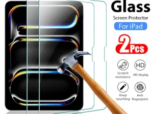 2Pcs Tempered Glass Screen Protector For iPad Pro 13 11th M5 M4 12.9 Air 11 M3 M2 5 4 Mini 6 7 10 9 9th 10th Generation A16 Film