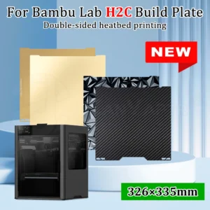 For Bambu Lab A2L H2C 330x320mm Build Plate 3D Printer Replacement High precision magnetic attachment Build Plate