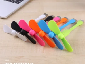 Mini USB Fan Flexible Bendable Fan For Power Bank Laptop PC AC Charger Portable Hand Fan For Computer Summer Gadget
