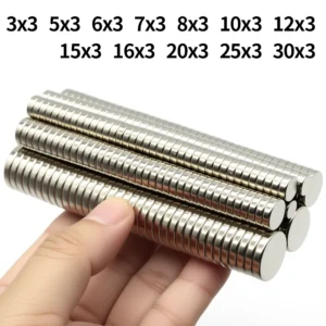 Super Strong Neodymium Magnet N35 NdfeB Permanent Magnetic imanes Round Powerful Magnets Refrigerator 3x3 6x3 8x3 10x3 12x3 20x3