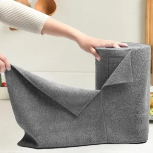 Roll of 50 Reusable Cleaning Cloths,Super Absorbent Microfiber Dish Towels,Replace Paper Towels, for Kitchen&Household Cleaning
