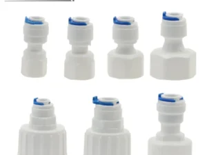 Fit for 1/4" 3/8" OD Tube Pushfit To BSP Female Thread Pipe Quick Connector Fitting Aquarium Reverse Osmosis RO Water Dispenser