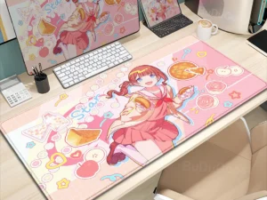 Kawaii Anime Girl Deskmat Project Sekai 2024 Birthday Character PJSK  Mouse Pad Gaming XXL Antislip Mousepad Keyboard Rubber Rug