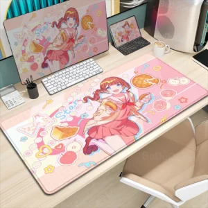 Kawaii Anime Girl Deskmat Project Sekai 2024 Birthday Character PJSK Mouse Pad Gaming XXL Antislip Mousepad Keyboard Rubber Rug