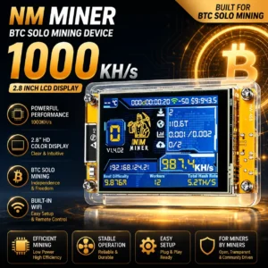 NMMiner NerdMiner V3 2.8 inch Lucky Miner BTC Solo Lottery Mining Crypto Miners Bitcoin Solo Mining Machine 350kh/s or 1000kh/s