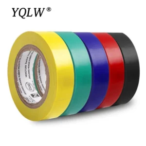 10 Meters Strong Electrical Tape Color Wear-resistant Lead-free Electrical Insulation Electrical Tape PVC Fame Retardant