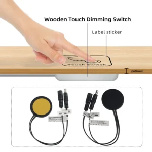 DC12V 24V Penetrable Sensor 5A 60W Wood Board Touch Switch for Cabinet LED Light Touch Switch