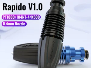 C Trianglelab Fast Hotend 115W Rapido Hotend 3D Printer Printing Flow 75mm³/s for DDB Extruder Ender3 V2 CR10 V3 DDE VORON KIT