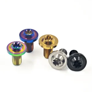 M4 M6 M8 Titanium Bolts for Motorcycle Bike Car Disc Brakes Screws Lightweight Upgrade Fasteners