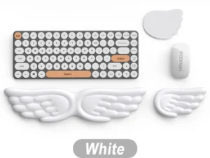 Mechanical Keyboard Mouse Wrist Rest Computer Keyboard Laptop Angel Wing Memory Foam Mouse Cushion Support Pad Wrist Support