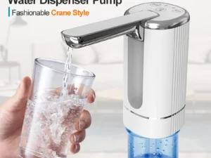 Water Dispensers Foldable Water Bottle Pump Automatic Dispenser Pump Button Control Portable Electric Water Dispenser for Home