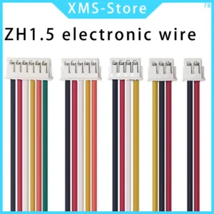 10PCS JST ZH1.5 ZH 1.5mm Wire Cable Connector 2/3/4/5/6/7/8/9/10/12 Pin 1.5MM Pitch Plug 10CM/20cm/30CM Wire Length 28AWG