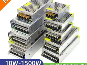5V 12V 24V 36V 48V Power Supply High Voltage AC to DC Low Voltage Converters Enclosed Aluminum Housing Switching Power Supplies