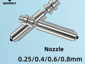 For Anycubic Kobra X 0.2/0.6/0.8/0.4mm Heatbreak KX One-Piece Hotend Bimetal Nozzles Resist 300°C Hotend 3D Printer Accessories
