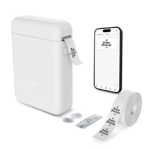 Label Maker Machine with Tape Portable Printer Mini Thermal Printers Self-adhesive Sticker for School Home Office Organization