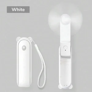 USB charging mini fan, foldable small fan, handheld eyelash fan, suitable for travel and outdoor use, essential for summer